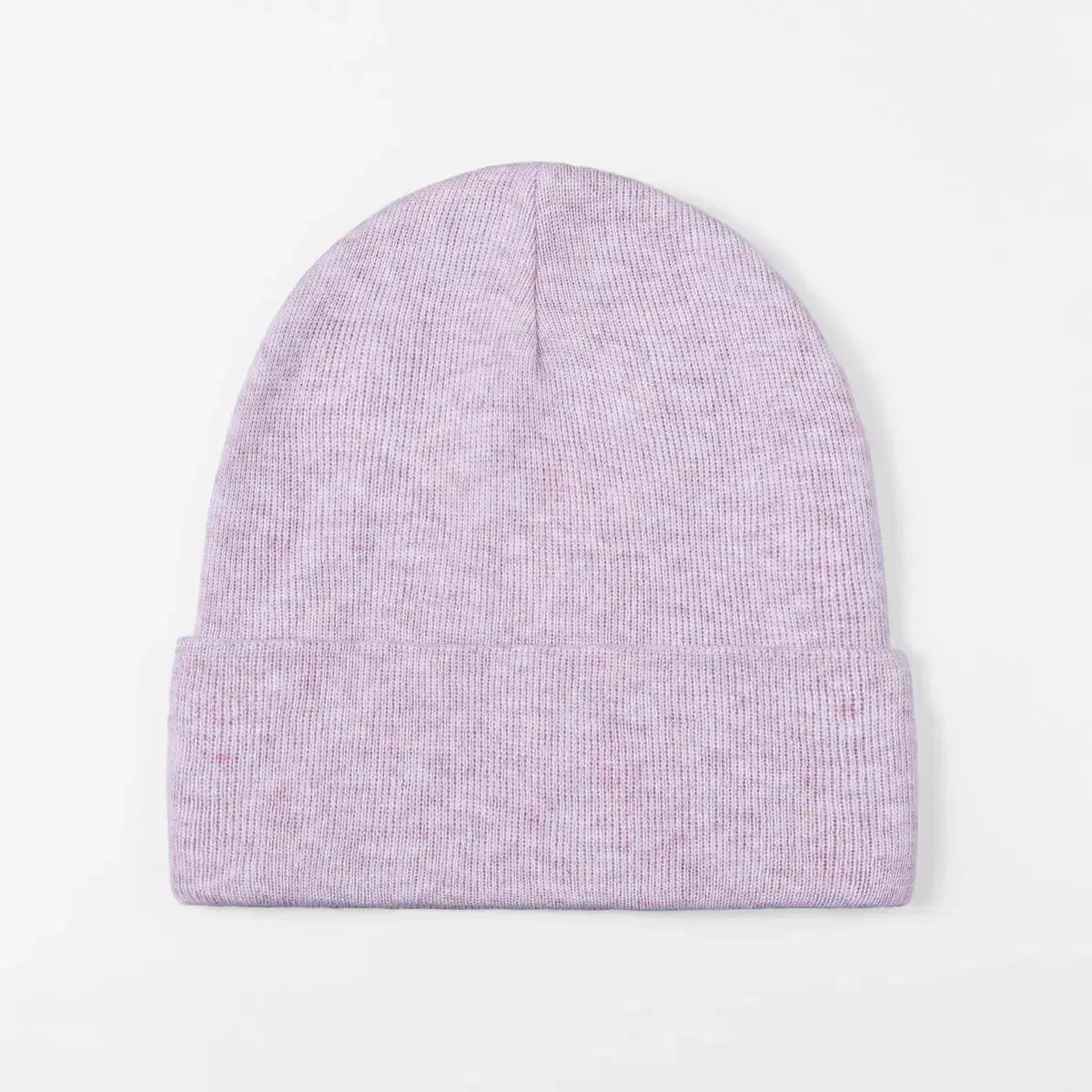 Blank Cuffed Wool Blend Beanie Wholesale - 1149