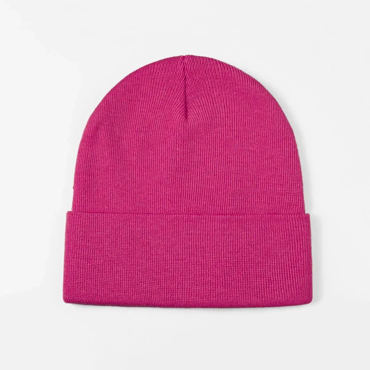 Blank Cuffed Wool Blend Beanie Wholesale - 1149