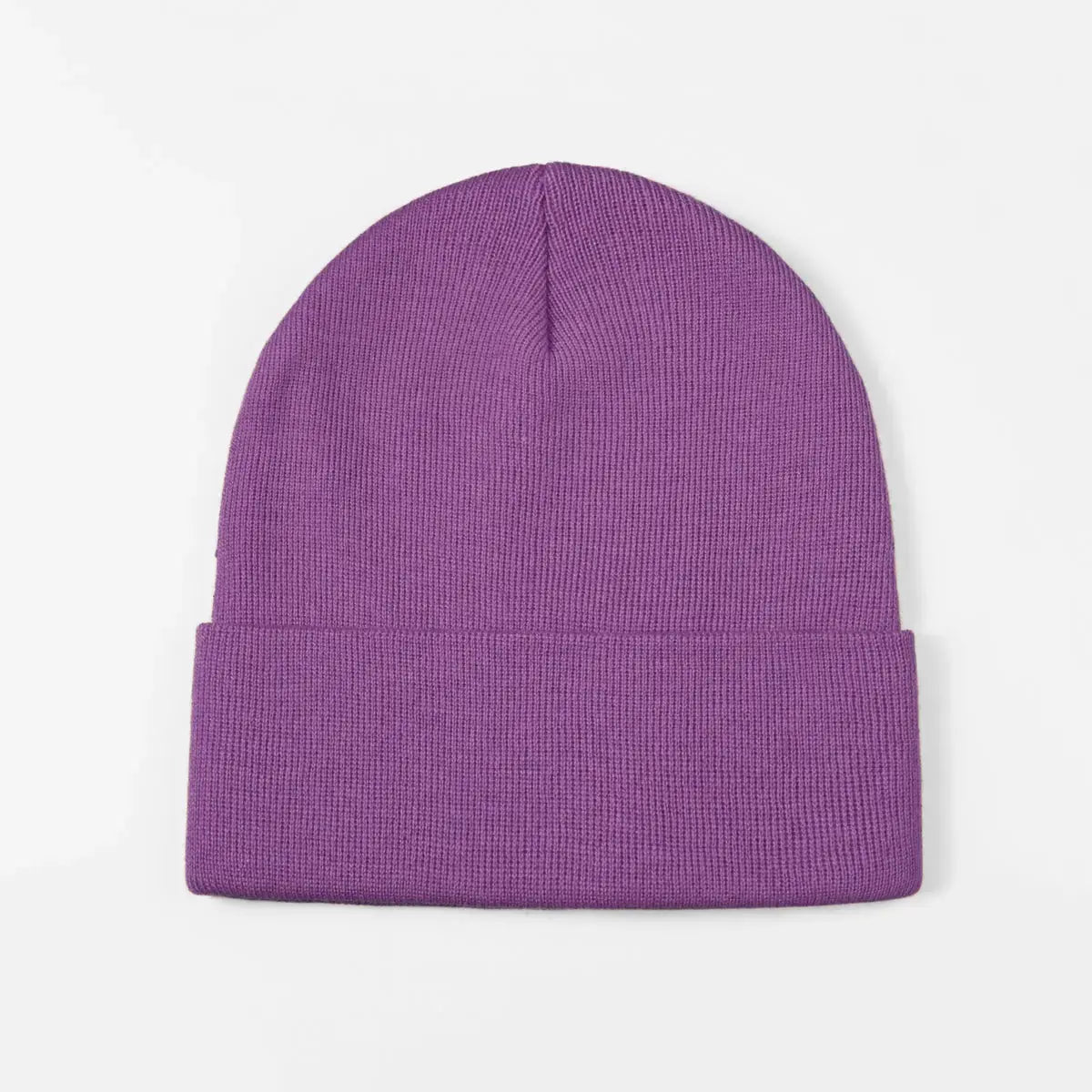 Blank Cuffed Wool Blend Beanie Wholesale - 1149