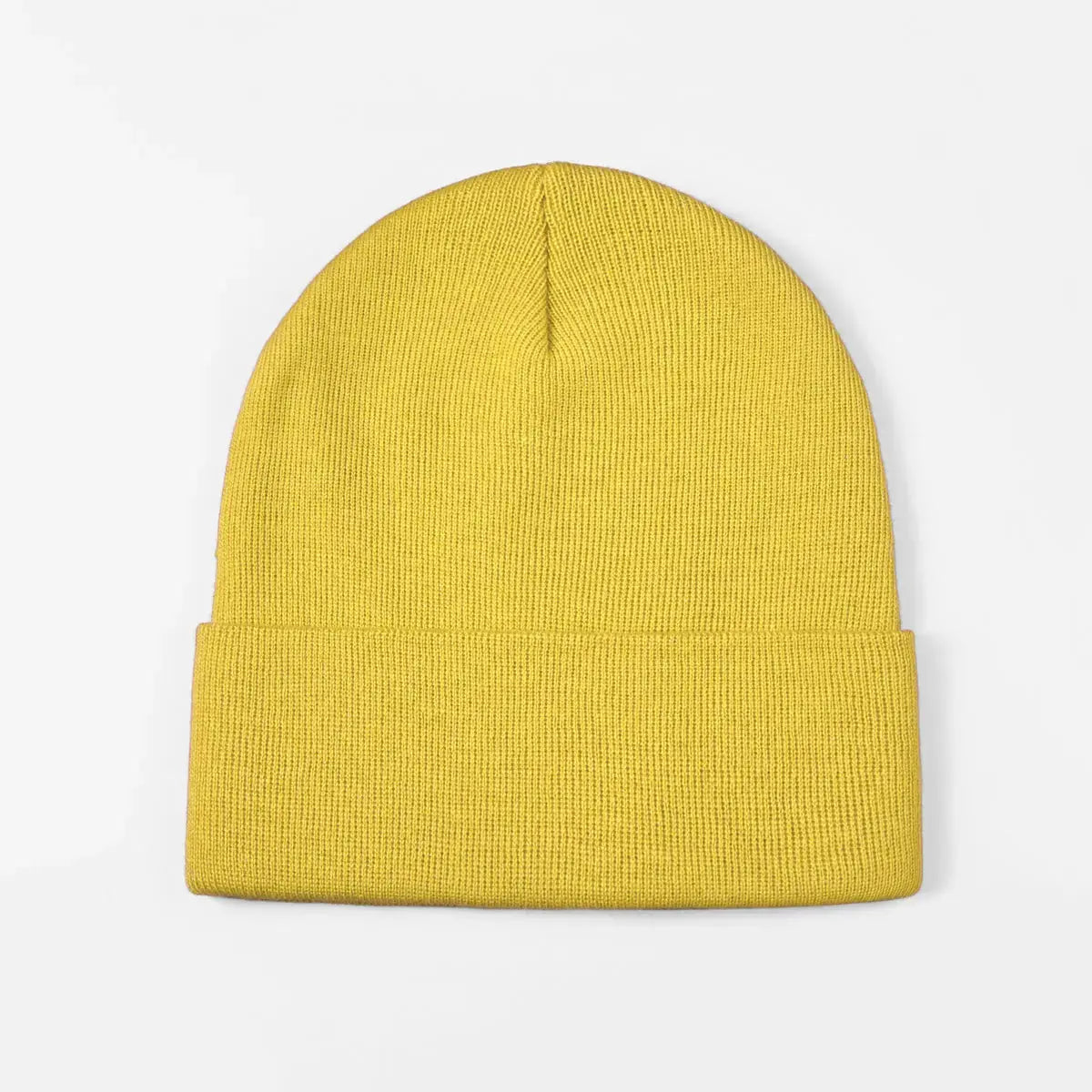 Blank Cuffed Wool Blend Beanie Wholesale - 1149