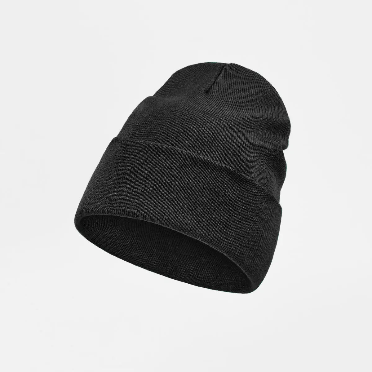 Blank Cuffed Wool Blend Beanie Wholesale - 1149