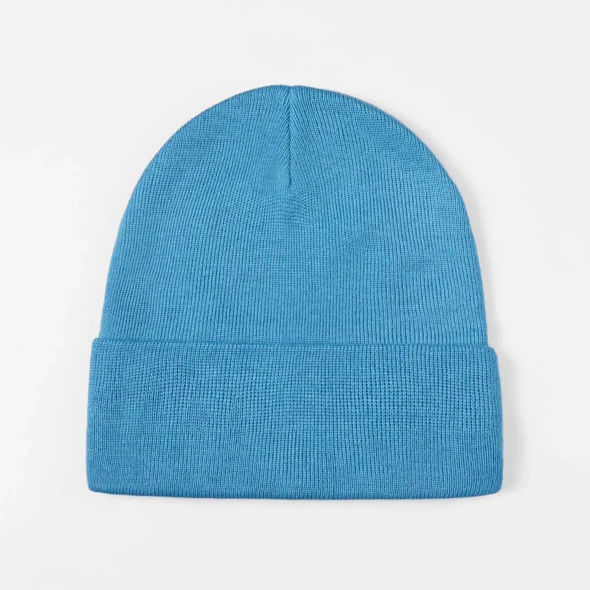 Blank Cuffed Wool Blend Beanie Wholesale - 1149