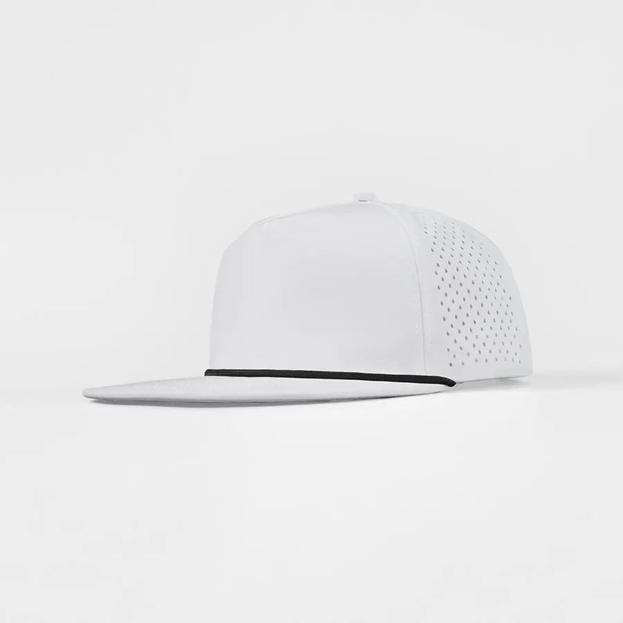 Blank Water Repellent 5 Panel Snapback Golf Hats with Rope Wholesale -