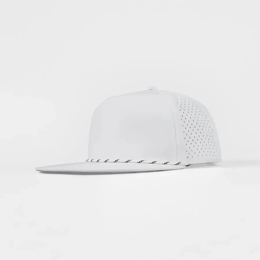 Blank Water Repellent 5 Panel Snapback Golf Hats with Rope Wholesale -