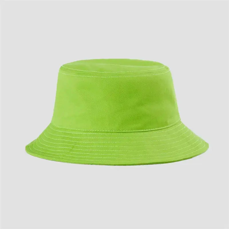 114 - Wholesale Blank Wide Brim Cotton Bucket Hat
