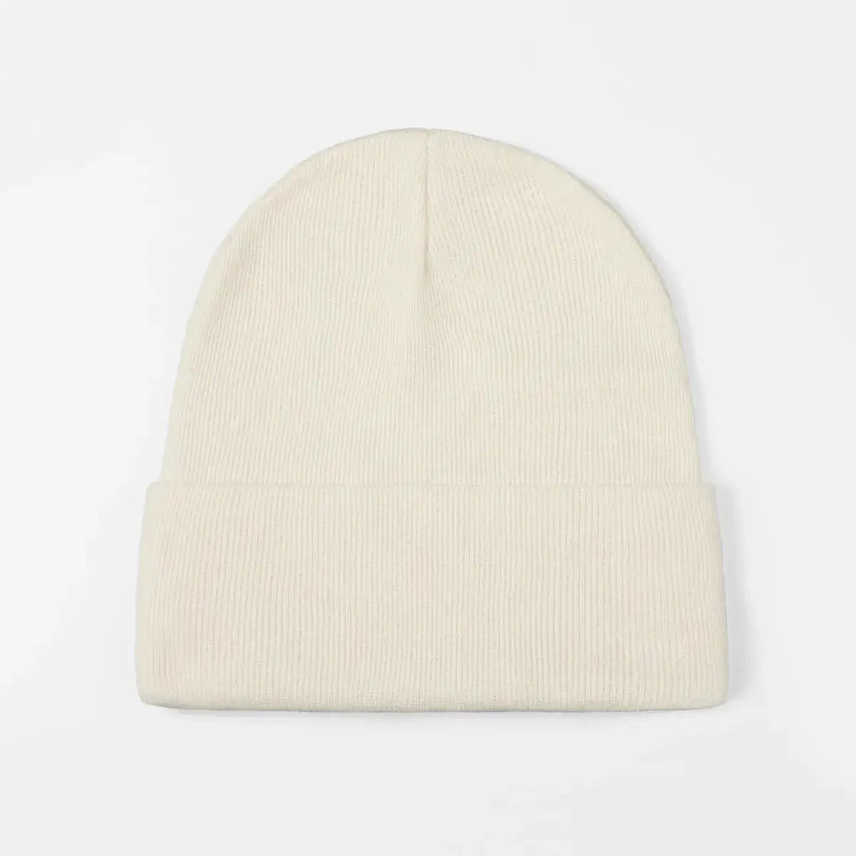 Blank Cuffed Wool Blend Beanie Wholesale - 1149