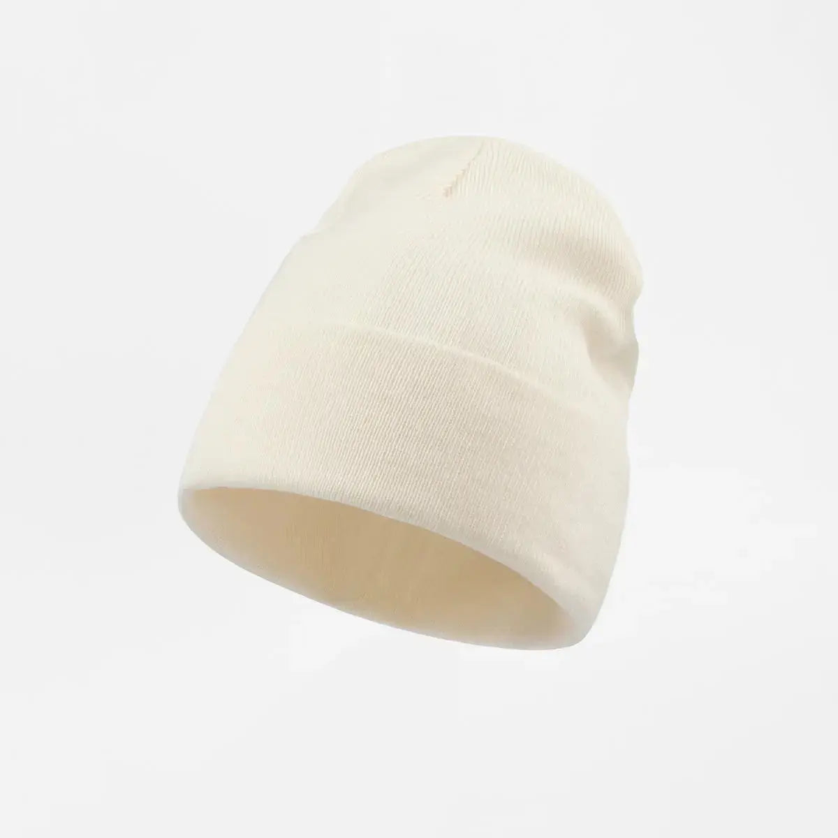 Blank Cuffed Wool Blend Beanie Wholesale - 1149