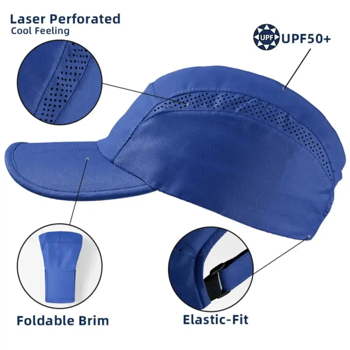 Blank Quick Dry Light Weight Foldable Running Cap Wholesale - 5067Â Â Â Foremost Hat-Wholesale & Custom Hats