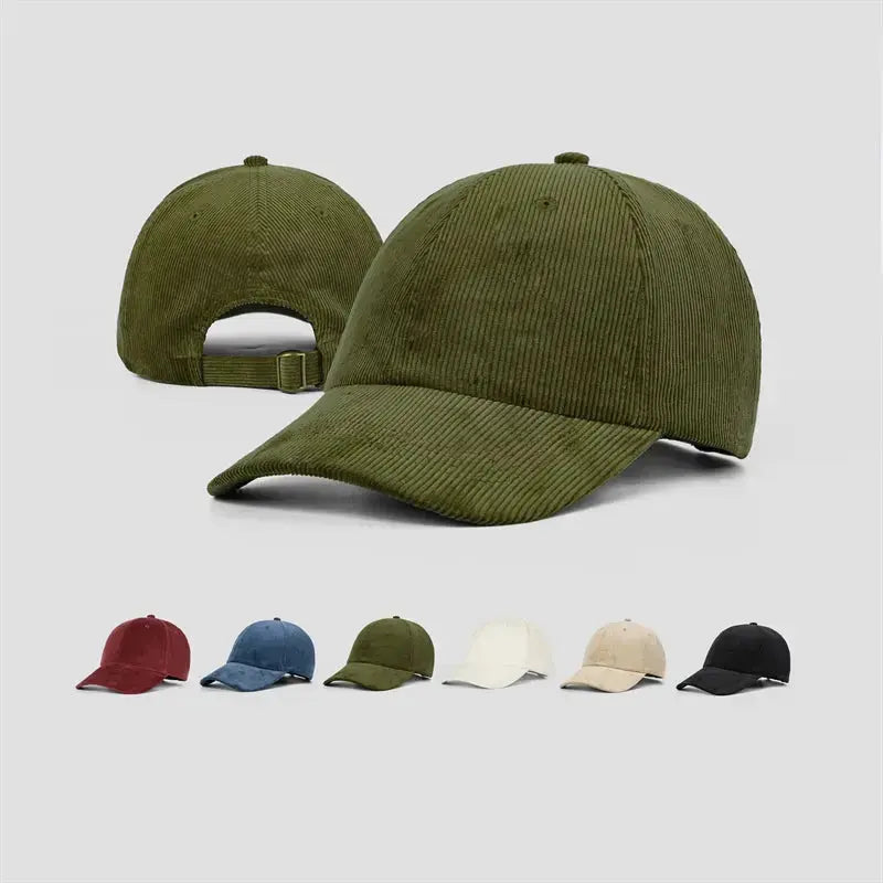 Blank & Custom Premium Corduroy Golf Dad Hat Wholesale 14 Wales - 6506