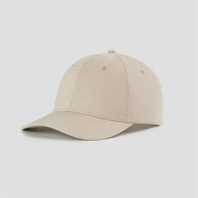 Blank 6 Panel Mid Profile Structured Baseball Cap Wholesale - 6166