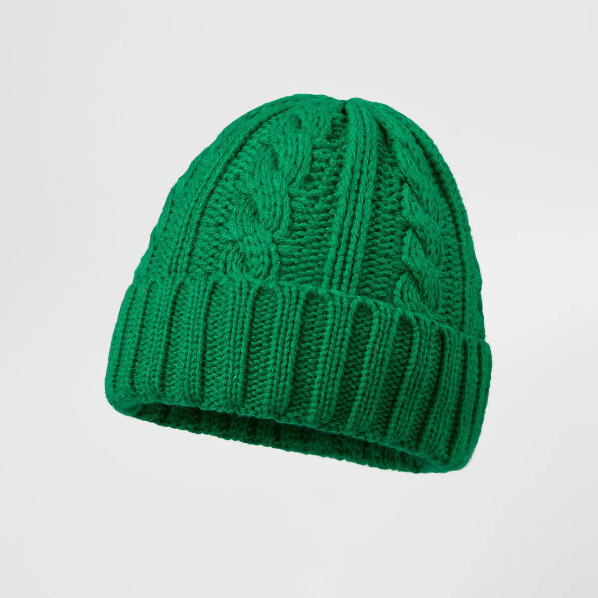 Blank Australian Wool Cable Knit Beanie - 1340