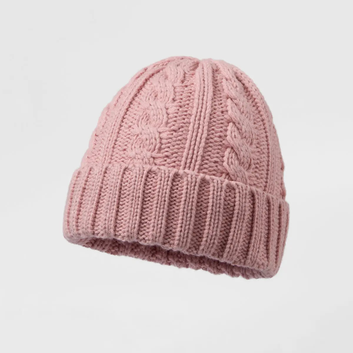 Blank Australian Wool Cable Knit Beanie - 1340