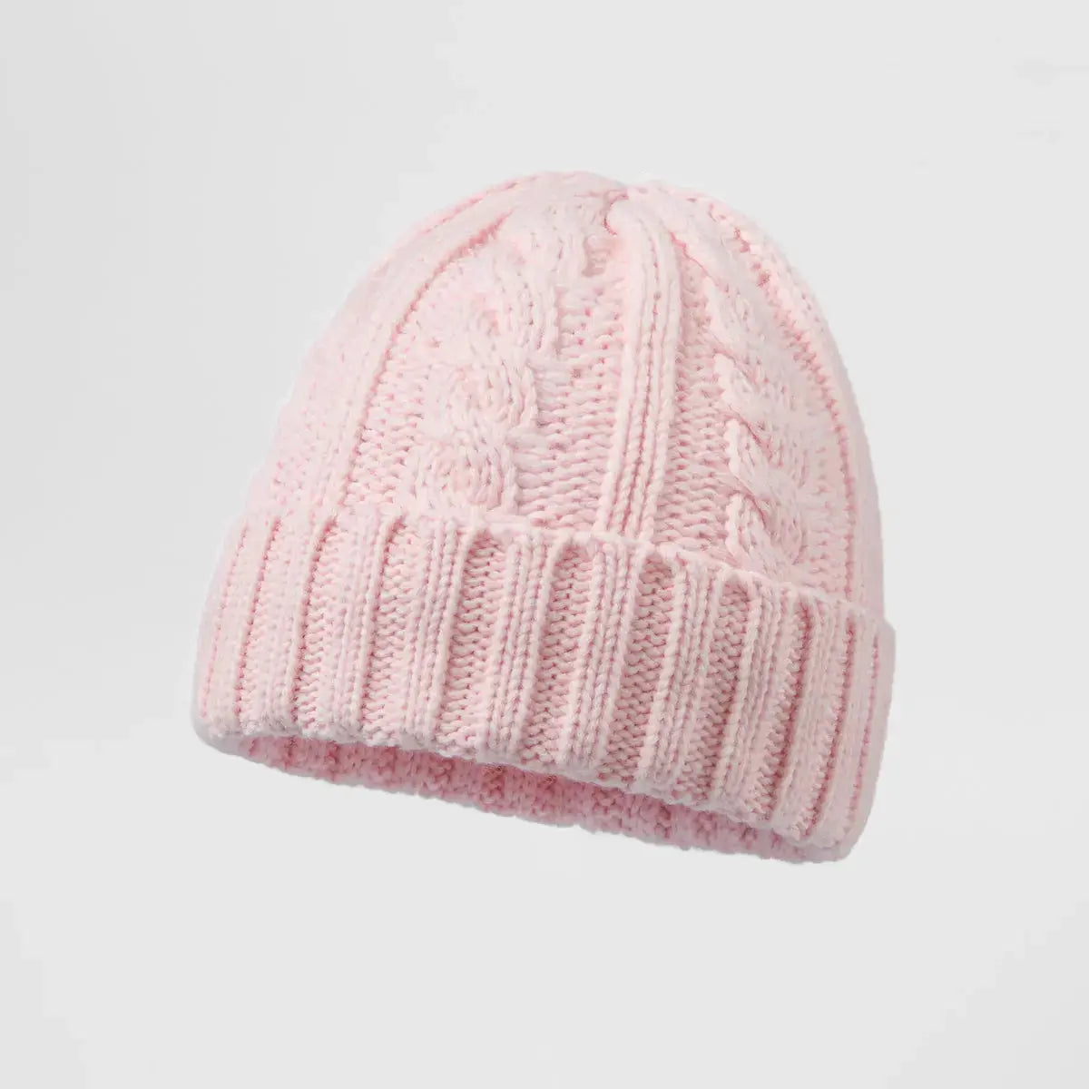 Blank Australian Wool Cable Knit Beanie - 1340