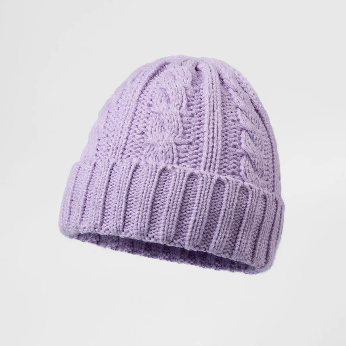 Blank Australian Wool Cable Knit Beanie - 1340