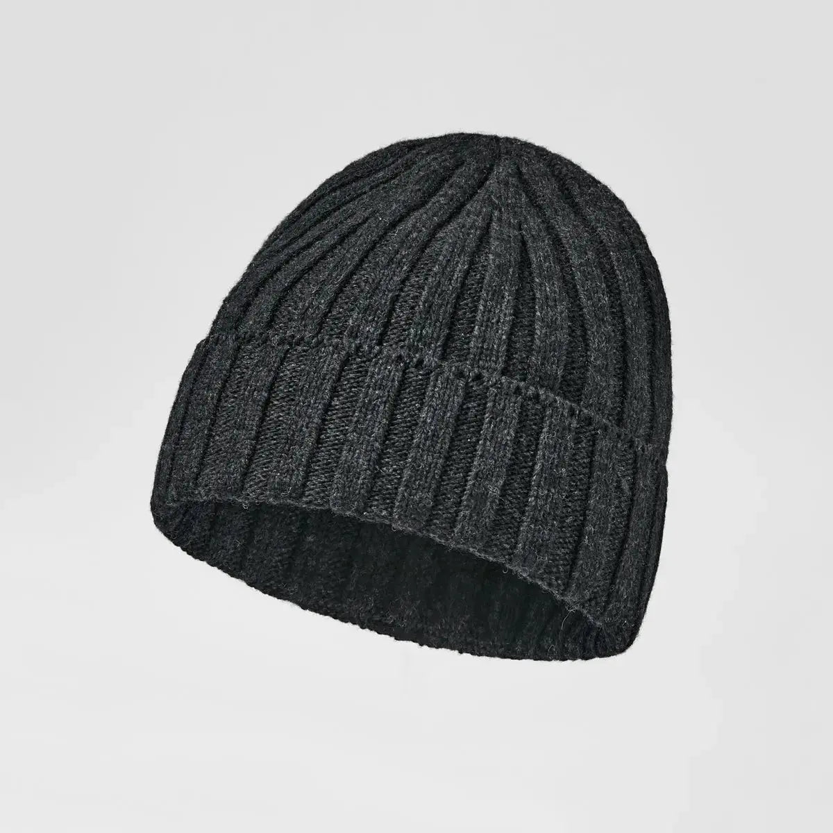 Blank Ribbed Merino Wool and Cashmere Blend Beanies - 1313