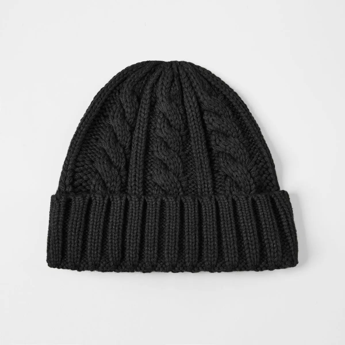 Blank Australian Wool Cable Knit Beanie - 1340