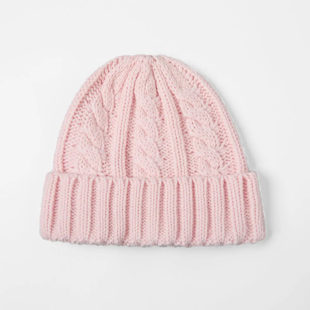 Blank Australian Wool Cable Knit Beanie - 1340