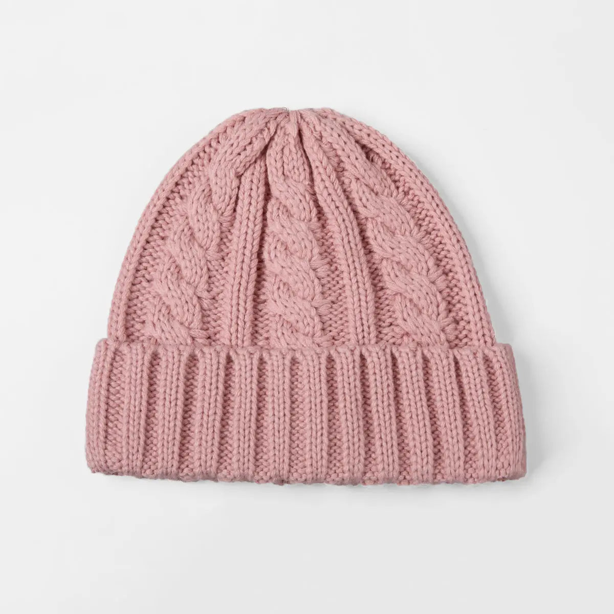 Blank Australian Wool Cable Knit Beanie - 1340
