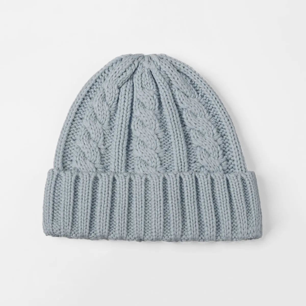 Blank Australian Wool Cable Knit Beanie - 1340
