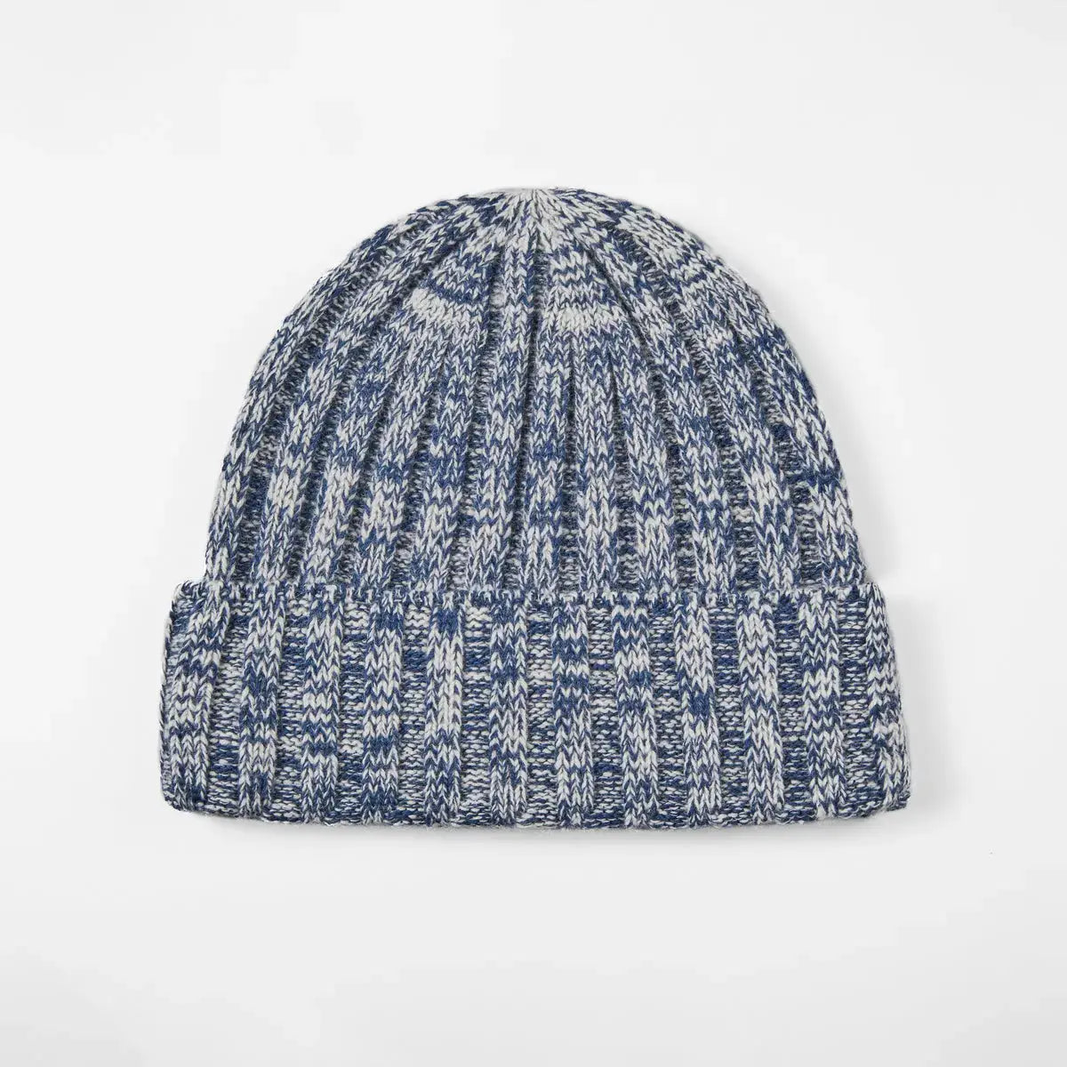 Blank Ribbed Merino Wool and Cashmere Blend Beanies - 1313