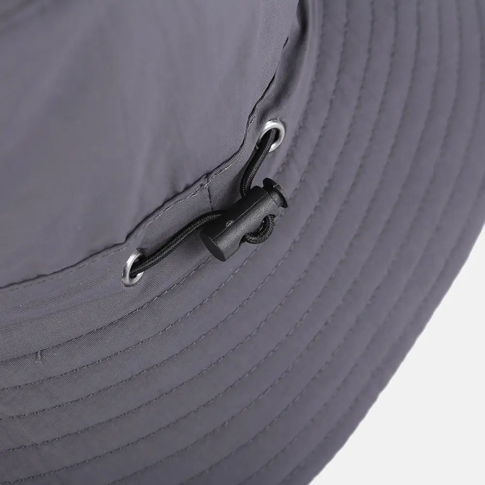 Blank Water Resistant Packable Bucket Hat with String UPF 50+ Wholesale - 128