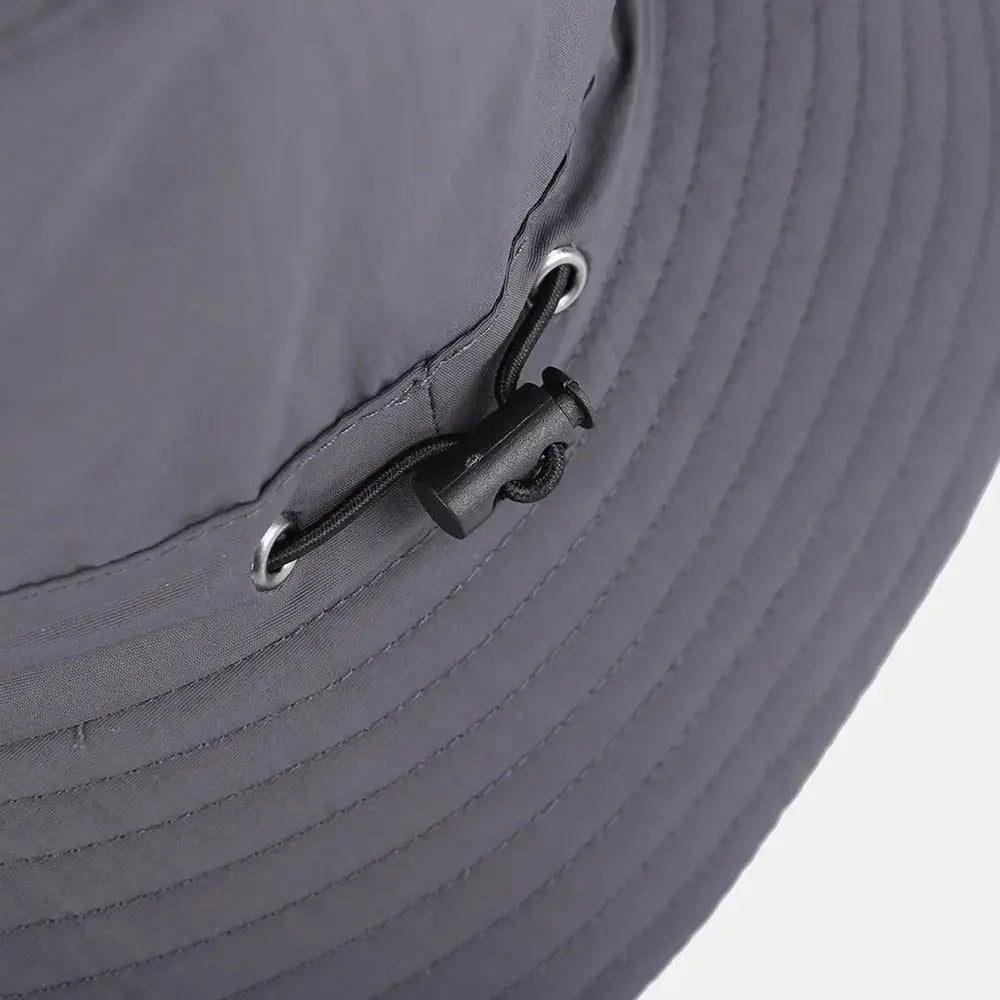 Blank Water Resistant Packable Bucket Hat with String UPF 50+ Wholesale - 128