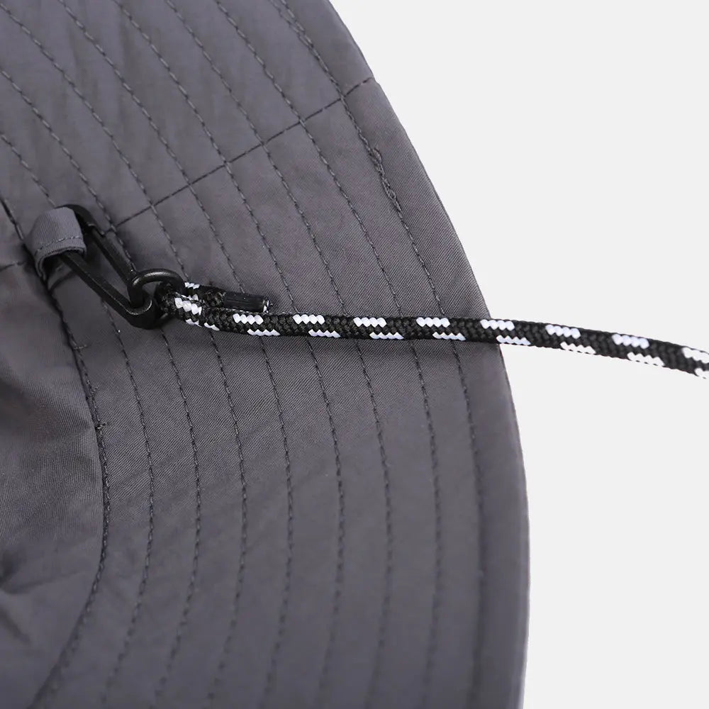 Blank Water Resistant Packable Bucket Hat with String UPF 50+ Wholesale - 128