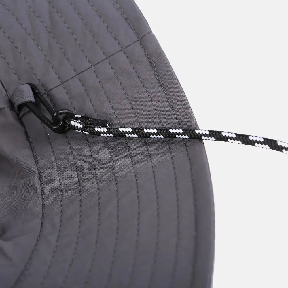 Blank Water Resistant Packable Bucket Hat with String UPF 50+ Wholesale - 128