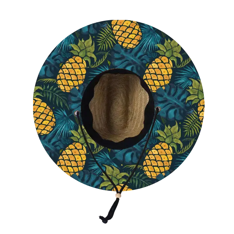 Straw Lifeguard Sun Hat Wholesale - Blank and Under Brim