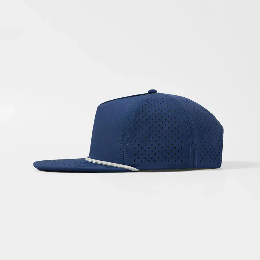 Blank Water Repellent 5 Panel Snapback Golf Hats with Rope Wholesale - 5015P