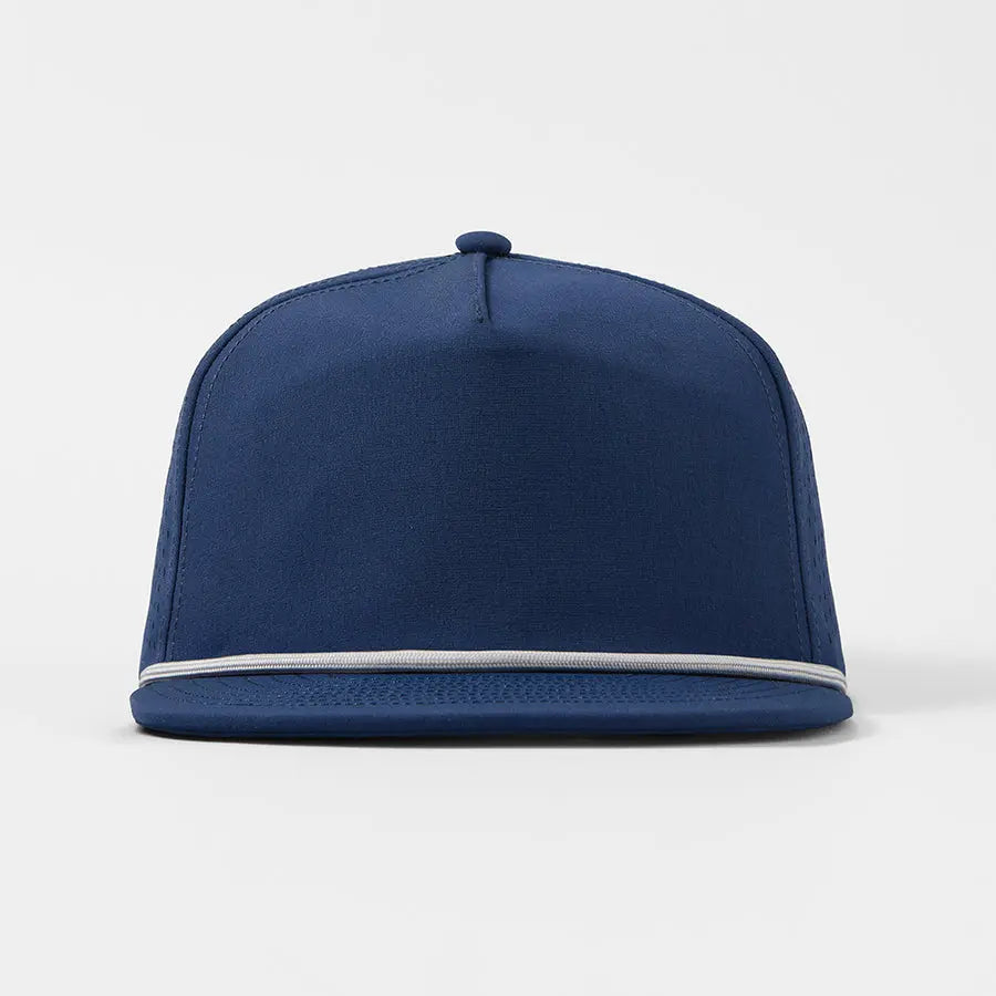 Blank Water Repellent 5 Panel Snapback Golf Hats with Rope Wholesale - 5015P