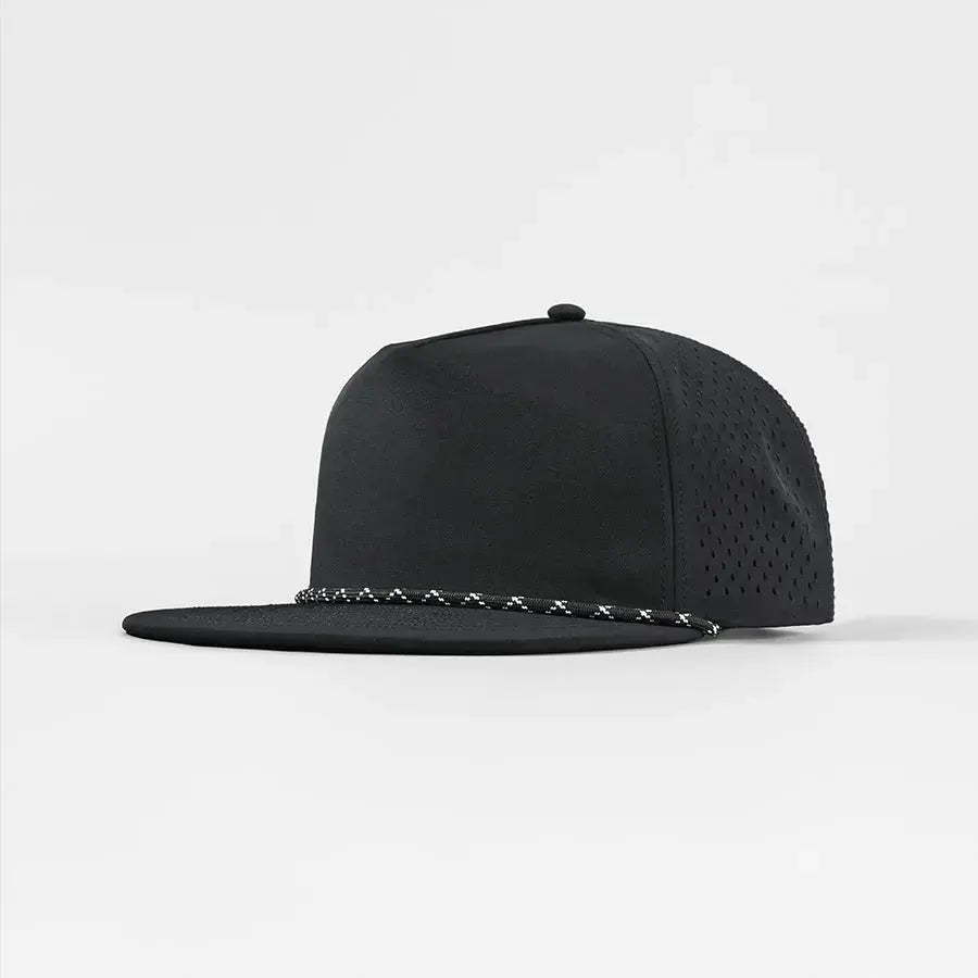 Blank Water Repellent 5 Panel Snapback Golf Hats with Rope Wholesale -