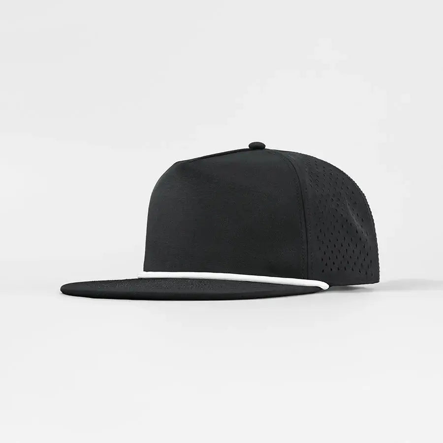 Blank Water Repellent 5 Panel Snapback Golf Hats with Rope Wholesale -