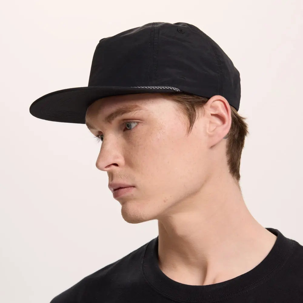Blank 5 Panel Nylon Rope Snapback Cap Wholesale - 6712P