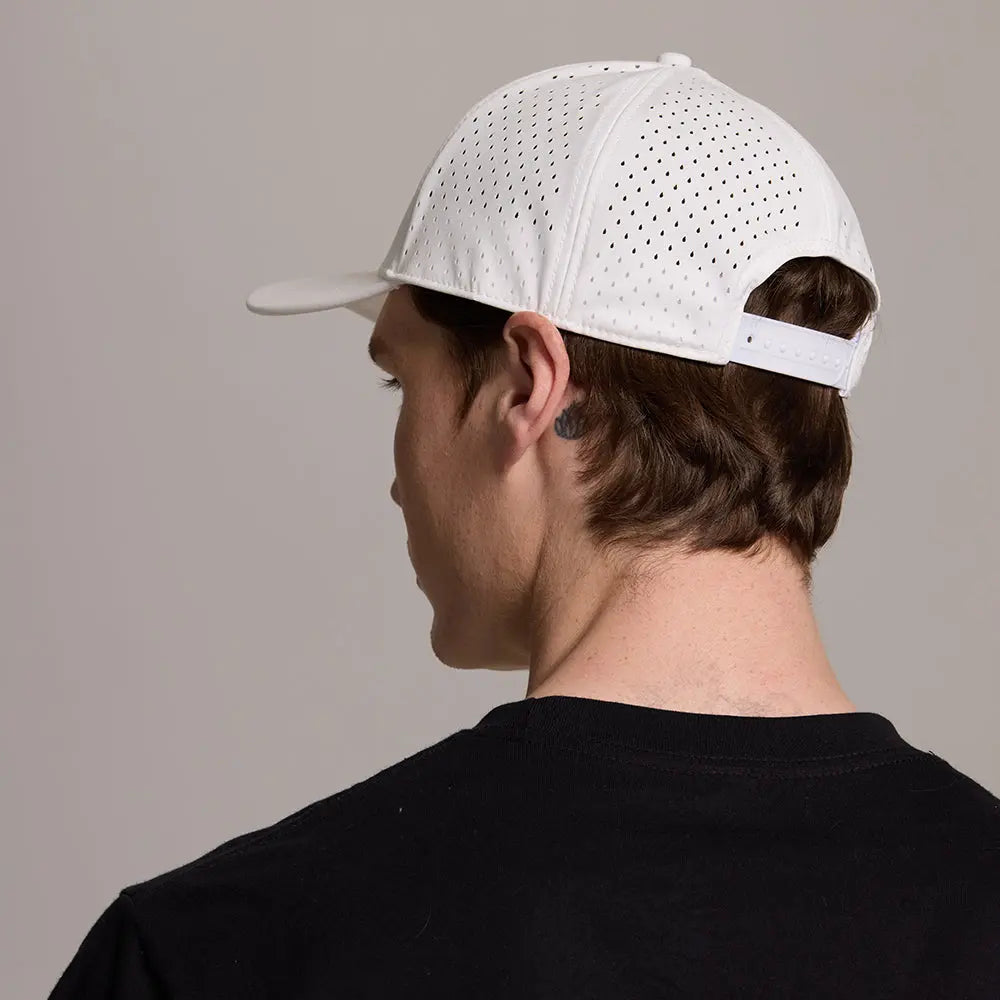 Blank Performance Water Resistant Perforated Snapback Hat Wholesale - 6266
