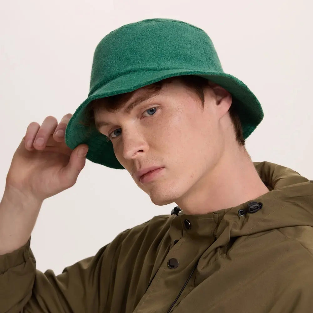 Blank Terry Cloth Bucket Hat - 112Â foremosthat