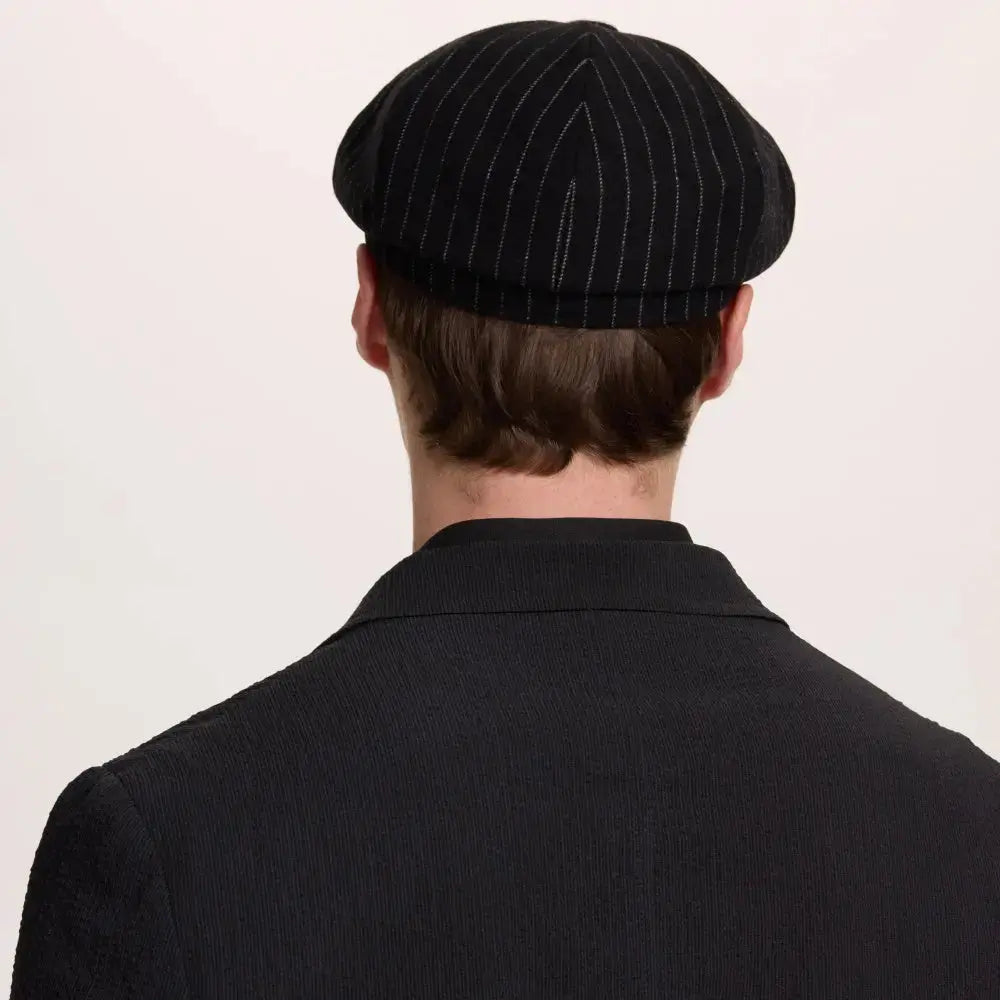 Blank Stripe Wool Newsboy Cap - 423Â foremosthat