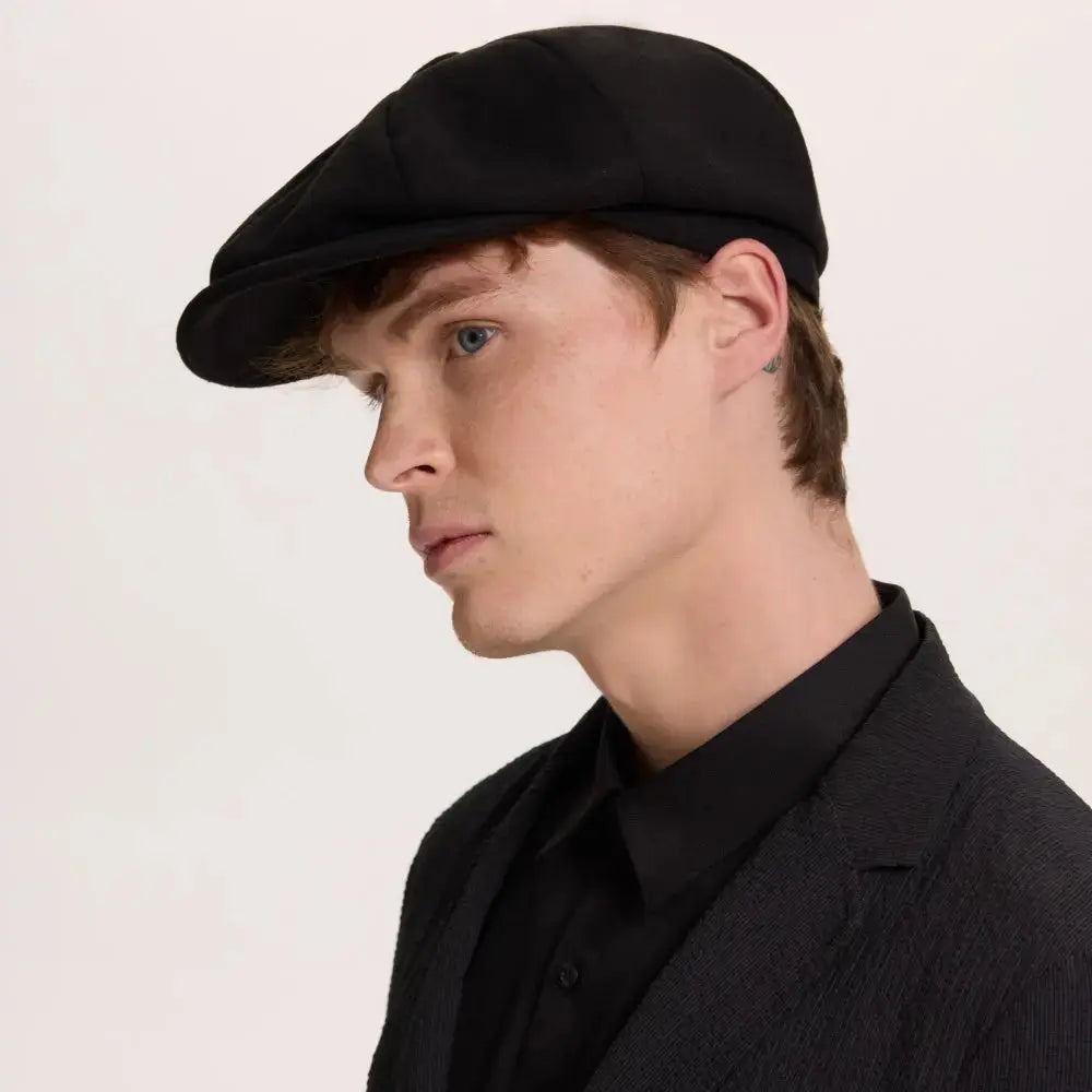 Blank Classic Plaid Newboy Cap -420Â foremosthat