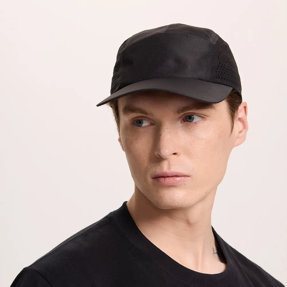 Blank Water Repellent Seamless Lightweight Perforated Running Cap - 5027
