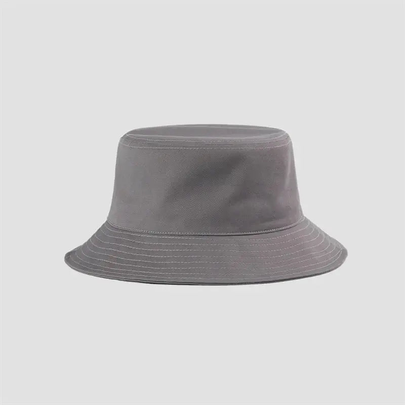 114 - Wholesale Blank Wide Brim Cotton Bucket Hat
