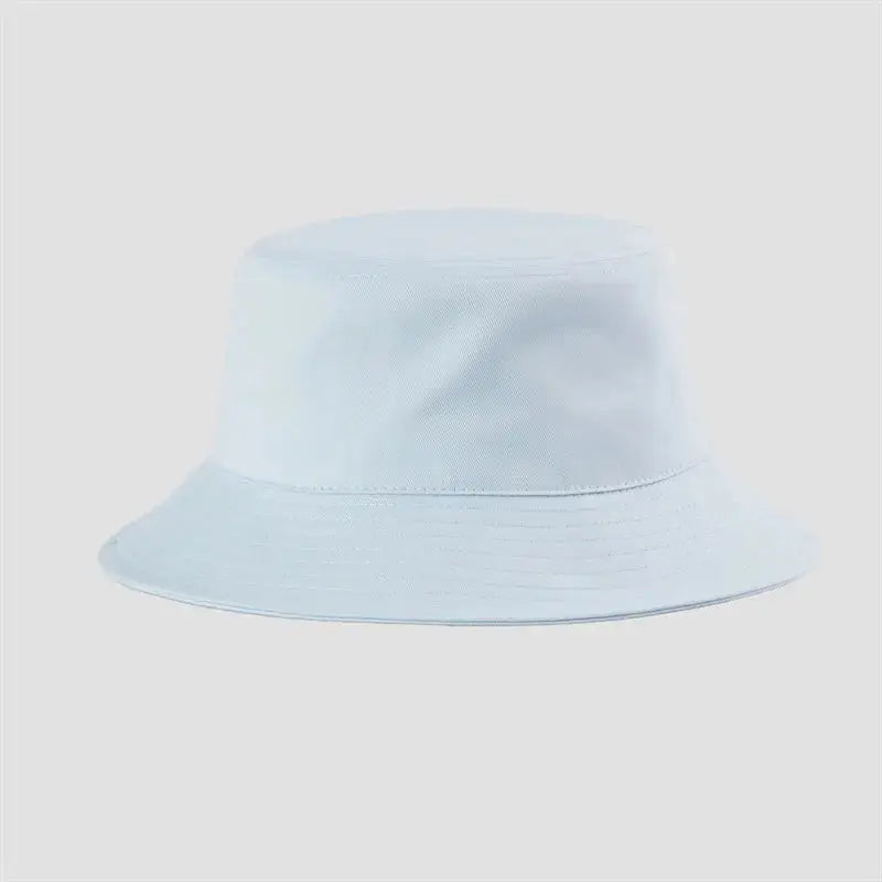 114 - Wholesale Blank Wide Brim Cotton Bucket Hat