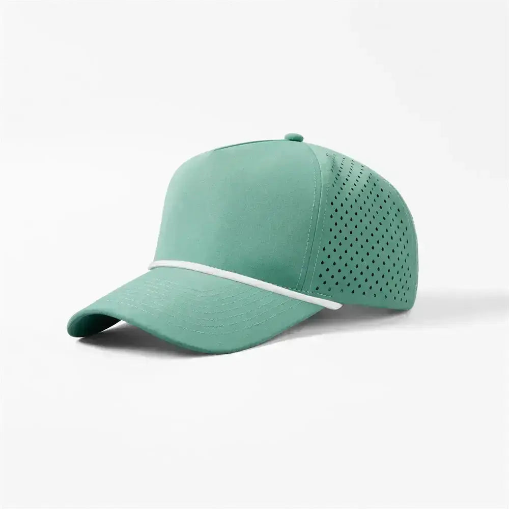 Blank & Custom 5 Panel Laser Performance Golf Rope Hat Wholesale - 6526P
