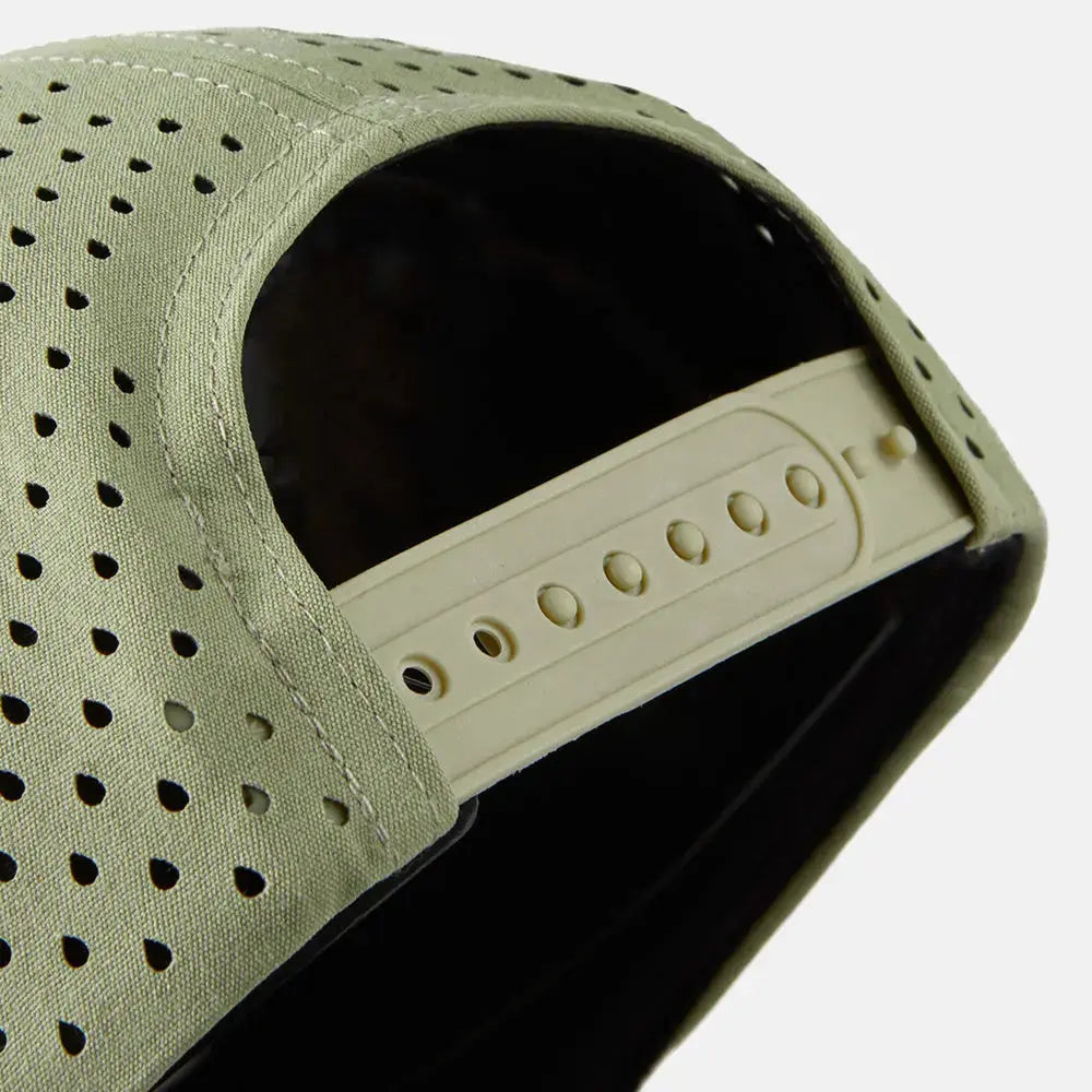 Blank 5 Panel Recycled Perforated Snapback - 6526 foremosthat