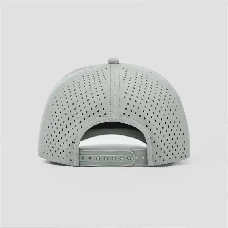 Blank Laser Perforated 5 Panel Performance Snapback Hat Wholesale - 6526
