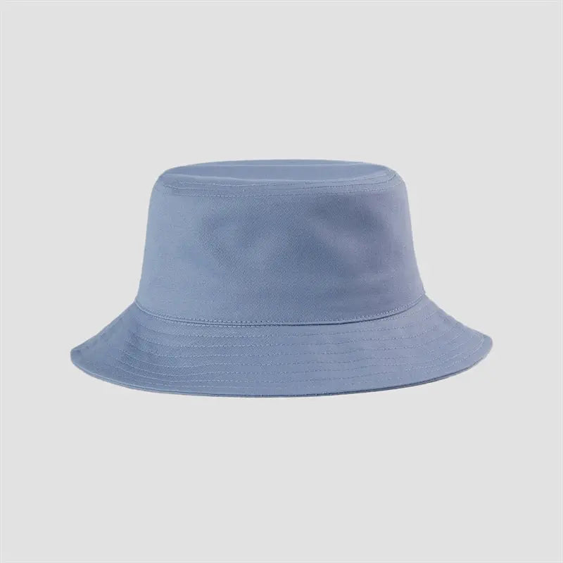 114 - Wholesale Blank Wide Brim Cotton Bucket Hat