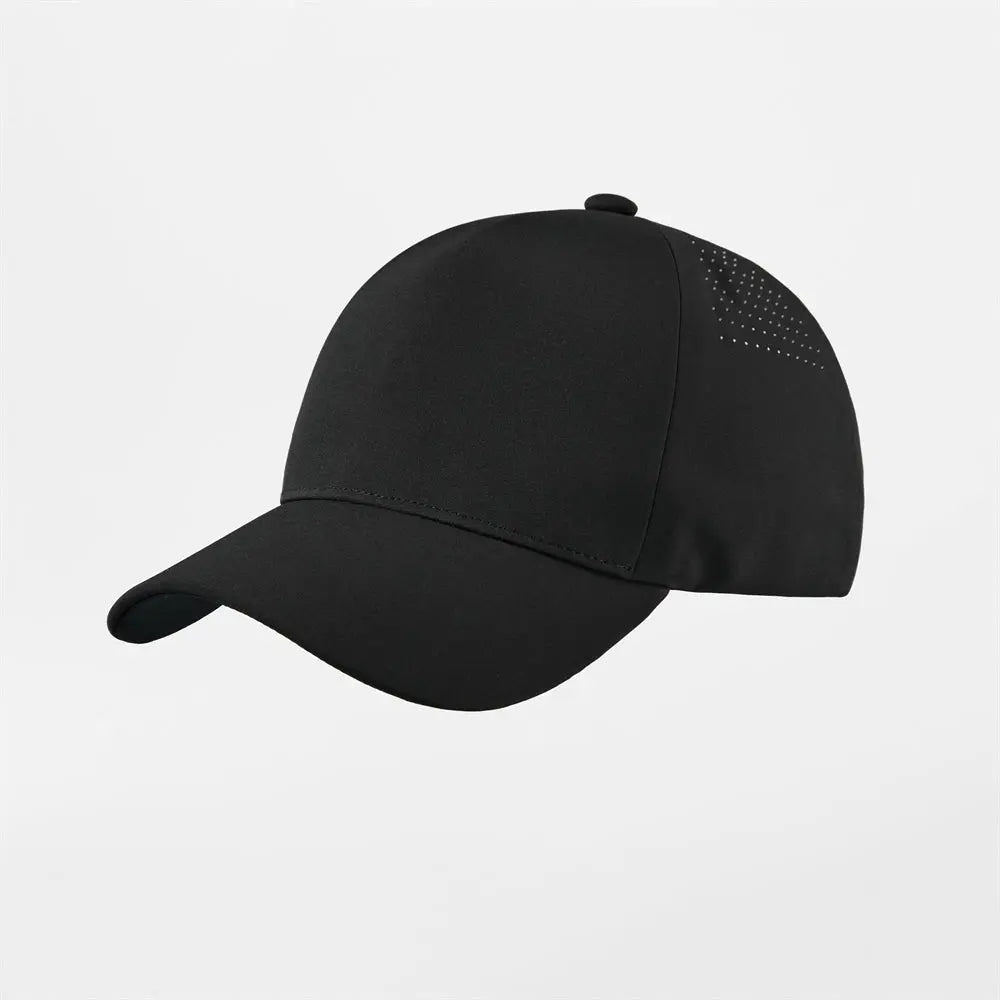 Blank Seamless 5 Panel Perforated Performance Snapback Hat Wholesale
