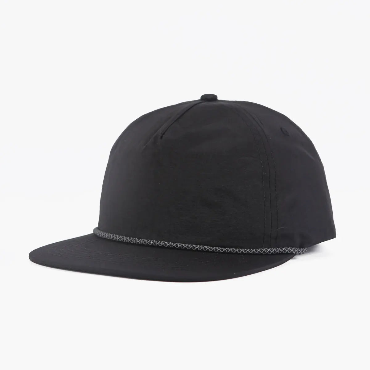 Blank 5 Panel Nylon Rope Snapback Cap Wholesale - 6712P