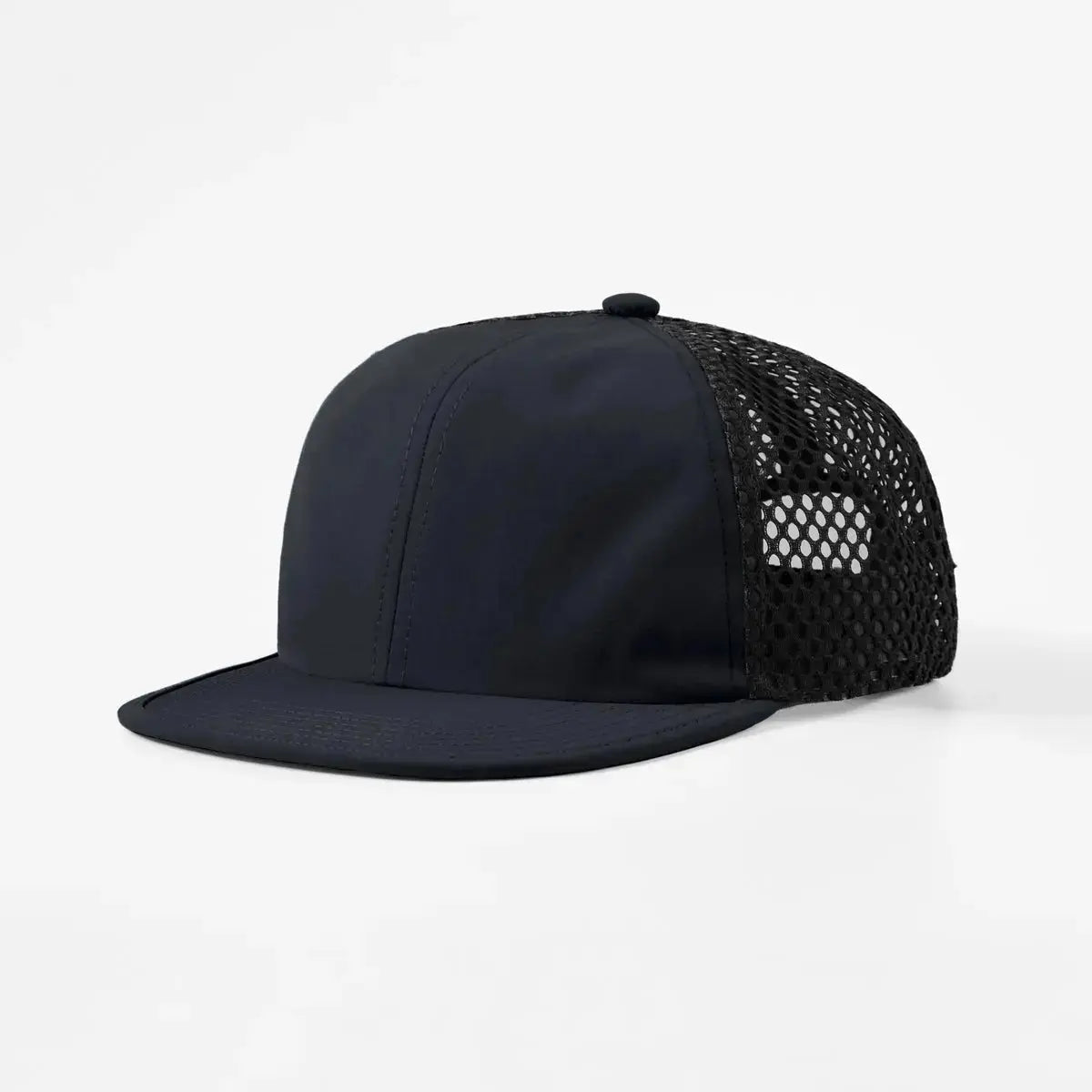 Blank 6 Panel Water Repellent Nylon Mesh Snapback Hat (Recycled) - 6482 Foremost Hat