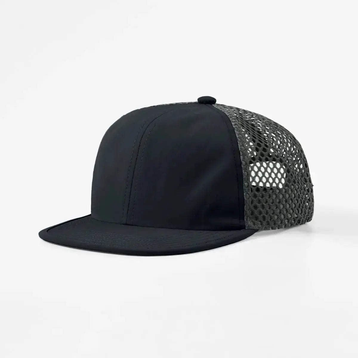 Blank 6 Panel Water Repellent Nylon Mesh Snapback Hat (Recycled) - 6482 Foremost Hat