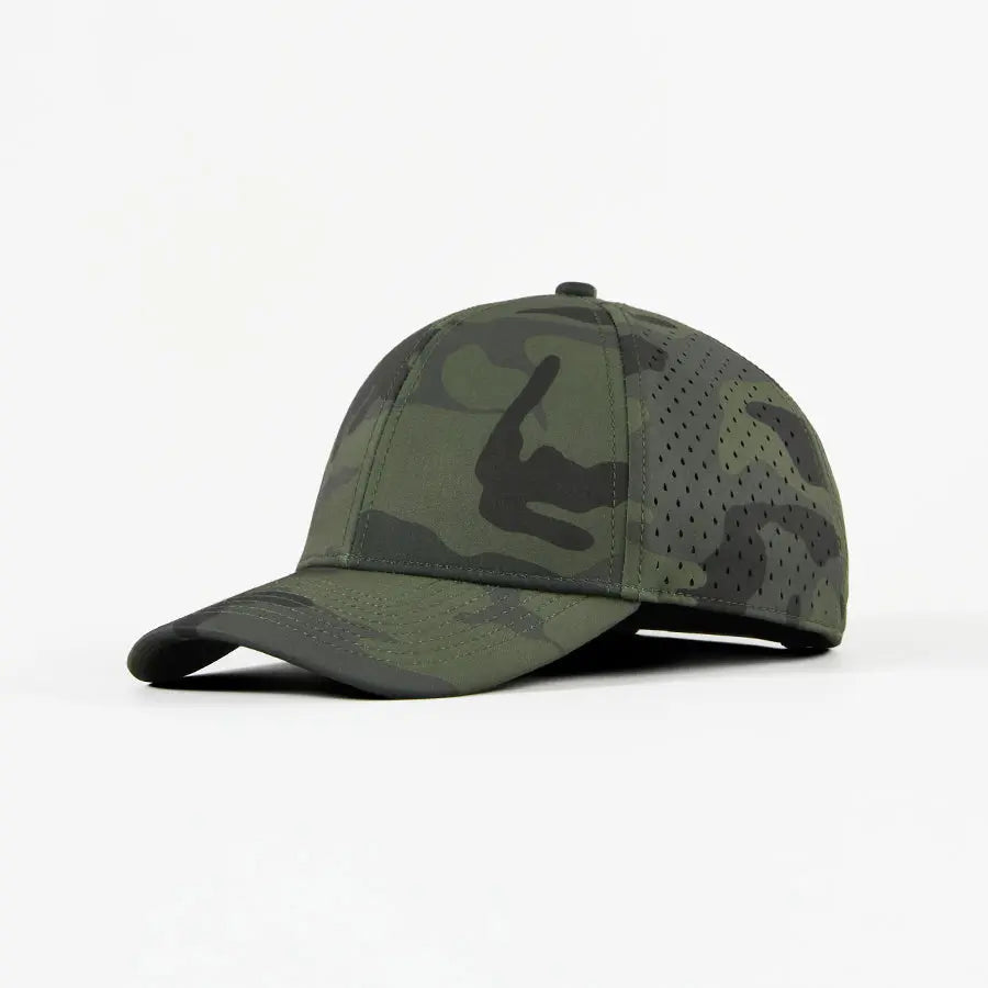 Blank Performance Water Resistant Perforated Snapback Hat Wholesale - 6266